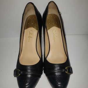 COLE Haan Black Leather Heels 8.5B